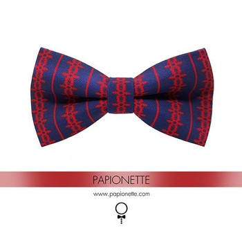 Papion Etnic Navy&Red