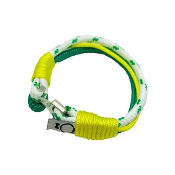 Bratara Papionette Green&Yellow