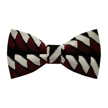 Papion Abstract Burgundy&White