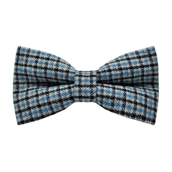 Papion Light Blue&Black Plaid