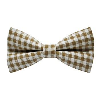 Papion White&Light Brown Plaid