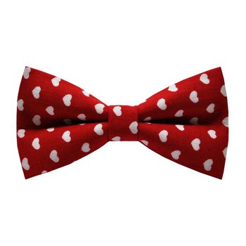Papion White Hearts&Red