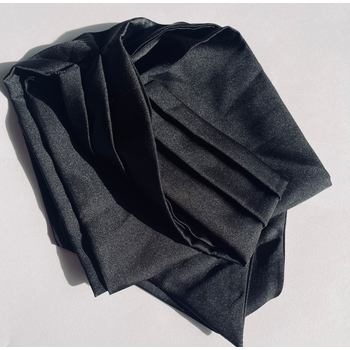 Eșarfă Ascot Black Silk
