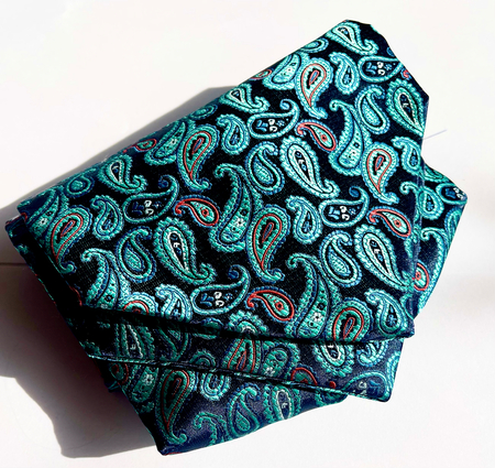 Eșarfă Ascot Green Paisleys