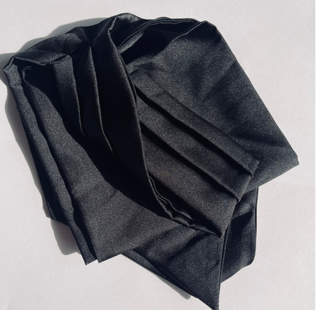 Eșarfă Ascot Black Silk
