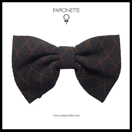 Papion Butterfly Black Orange