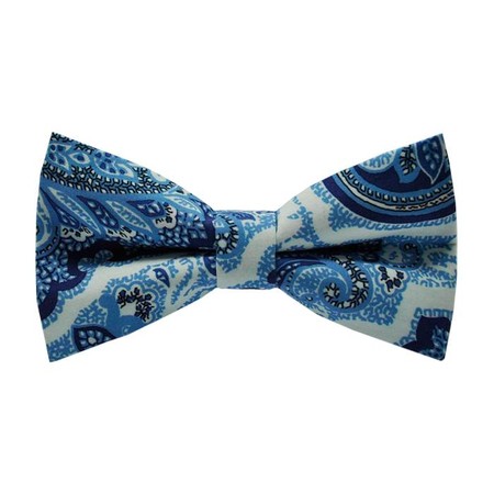 Papion Blue Floral Paisley