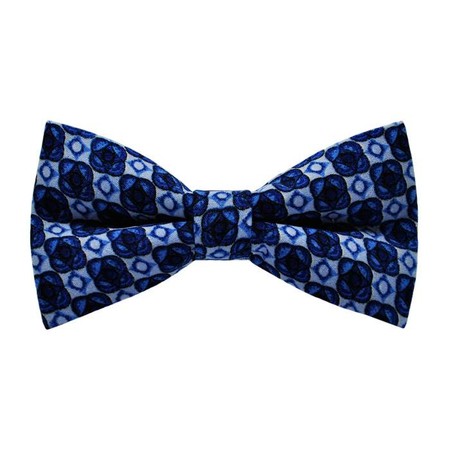 Papion Light Blue&Dark Blue Squares
