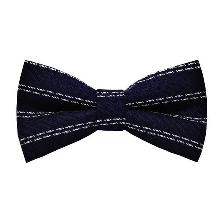 Papion Navy White Stripes