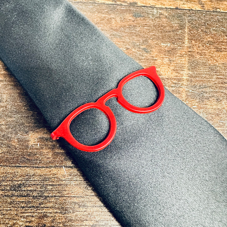 Ac cravata Red Glasses