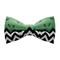 Papion Black&White Stripes Bunny