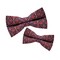 Set Papion Tata si Fiu Etnic Geometric Red