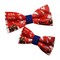 Set Papion personalizabil Tata si Fiu RED CARS